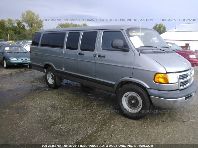 2B5WB35Z11K530984 - 2001 DODGE RAM WAGON B3500 SILVER photo 1