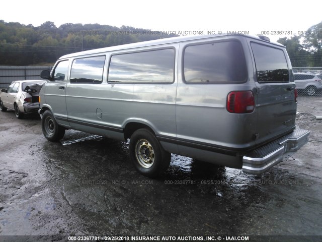 2B5WB35Z11K530984 - 2001 DODGE RAM WAGON B3500 SILVER photo 3