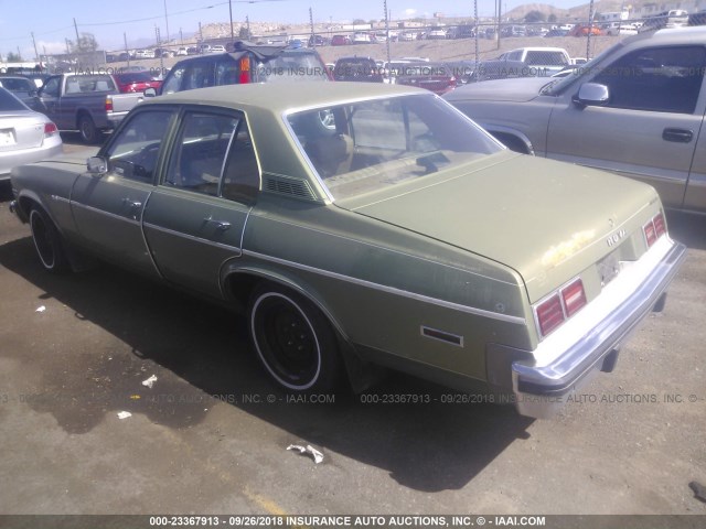 1X69D9T130340 - 1979 CHEVROLET NOVA GREEN photo 3