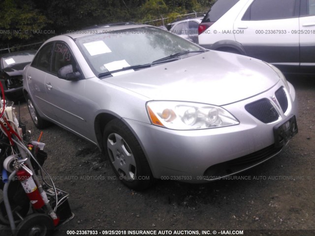 1G2ZF58B874162569 - 2007 PONTIAC G6 VALUE LEADER/BASE SILVER photo 1