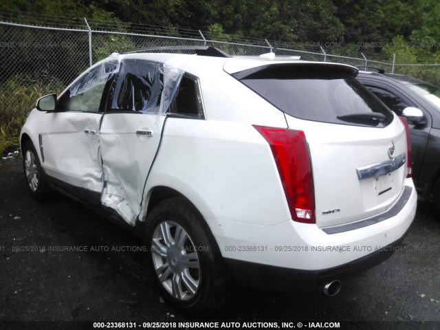 3GYFNAE34CS656584 - 2012 CADILLAC SRX LUXURY COLLECTION WHITE photo 3