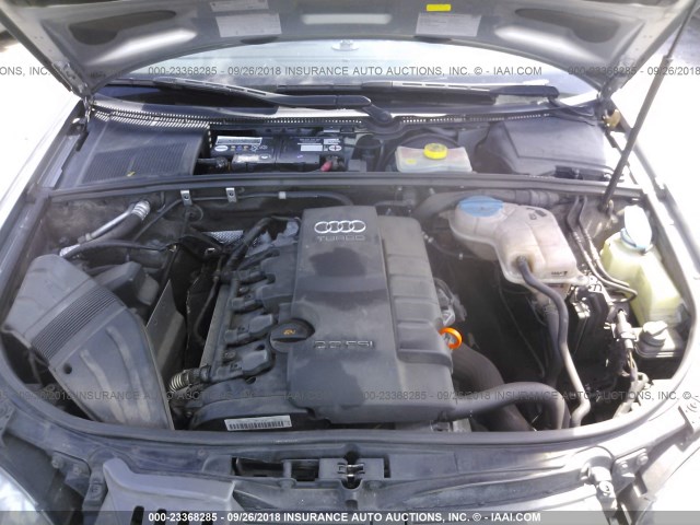 WAUAF78E36A227047 - 2006 AUDI A4 2/TURBO SILVER photo 10