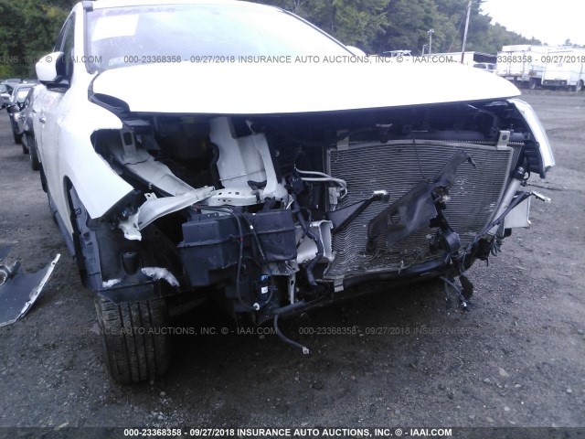 5N1AR2MMXDC649209 - 2013 NISSAN PATHFINDER S/SV/SL/PLATINUM WHITE photo 6