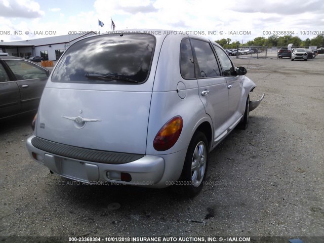 3C8FY68BX3T579290 - 2003 CHRYSLER PT CRUISER LIMITED SILVER photo 4