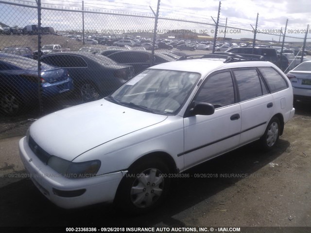 JT2AE09V6S0093185 - 1995 TOYOTA COROLLA DX WHITE photo 2