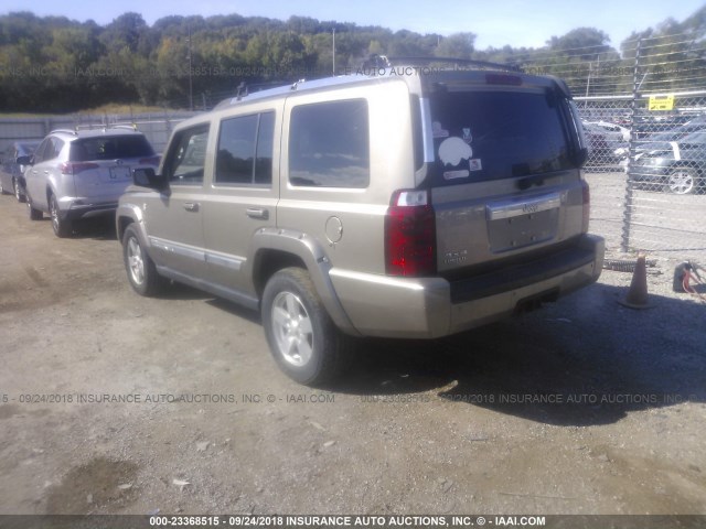 1J8HG58N56C302900 - 2006 JEEP COMMANDER LIMITED GOLD photo 3