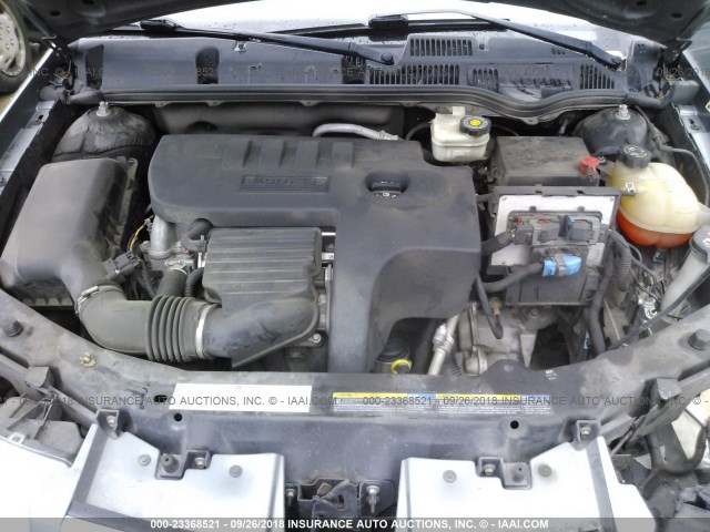 1G8AL55F36Z103613 - 2006 SATURN ION LEVEL 3 GRAY photo 10