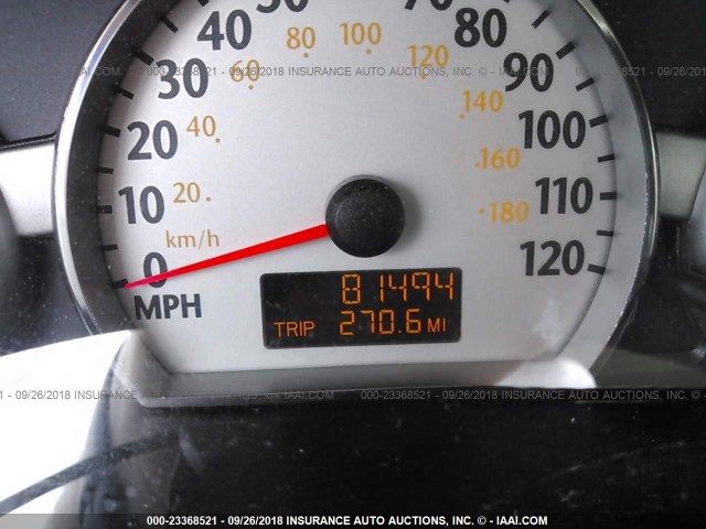 1G8AL55F36Z103613 - 2006 SATURN ION LEVEL 3 GRAY photo 7