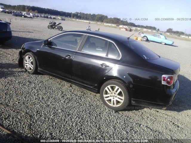 3VWEF71K37M195805 - 2007 VOLKSWAGEN JETTA WOLFSBURG 黑色 照片 3