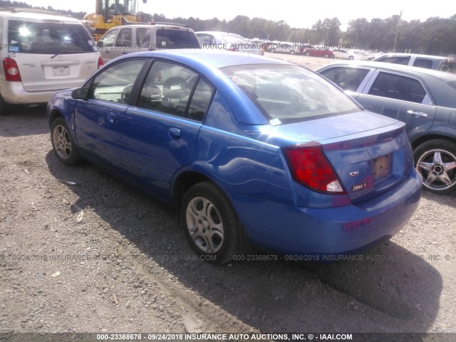 1G8AJ52F54Z199042 - 2004 SATURN ION LEVEL 2 蓝色 照片 3