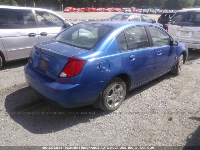 1G8AJ52F54Z199042 - 2004 SATURN ION LEVEL 2 蓝色 照片 4