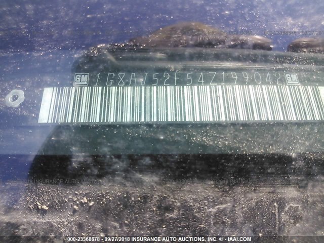 1G8AJ52F54Z199042 - 2004 SATURN ION LEVEL 2 蓝色 照片 9