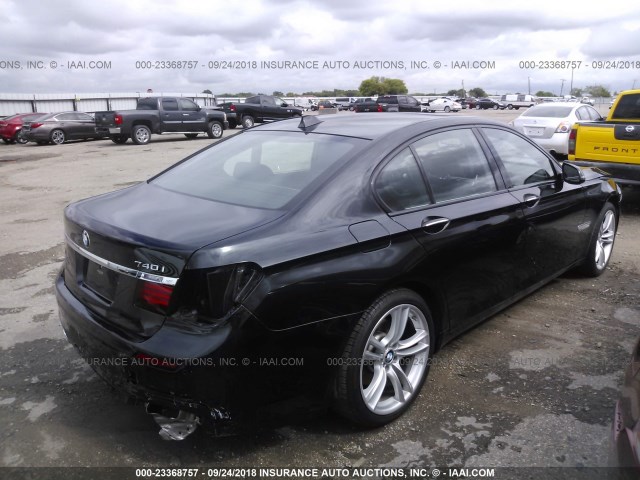 WBAYA6C57ED143972 - 2014 BMW 740 I BLACK photo 4