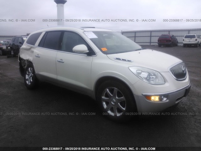 5GAEV23D49J197541 - 2009 BUICK ENCLAVE CXL WHITE photo 1