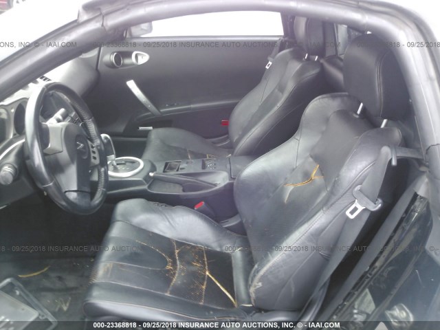 JN1AZ36A74T013167 - 2004 NISSAN 350Z ROADSTER BLACK photo 8