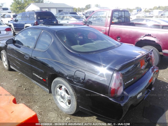 2G1WW12E849201415 - 2004 CHEVROLET MONTE CARLO LS 黑色 照片 3
