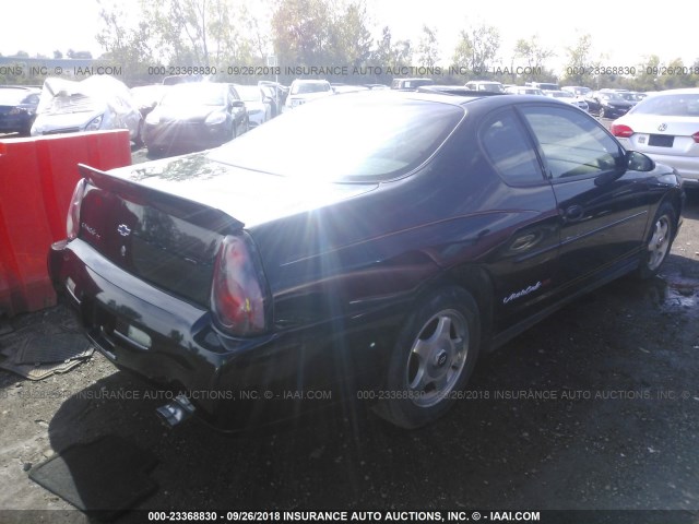 2G1WW12E849201415 - 2004 CHEVROLET MONTE CARLO LS 黑色 照片 4