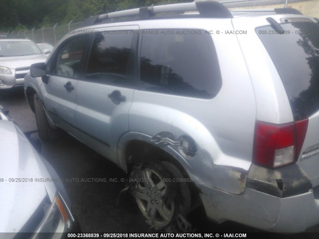 4A4MM21S04E063022 - 2004 MITSUBISHI ENDEAVOR LS SILVER photo 6