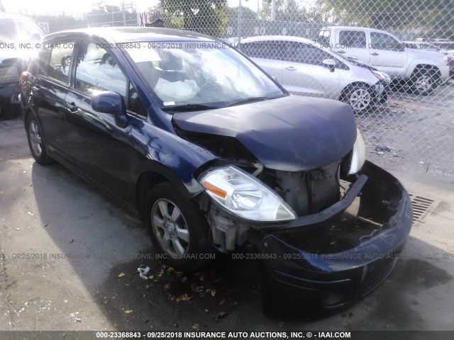 3N1BC13E17L351920 - 2007 NISSAN VERSA S/SL BLUE photo 1