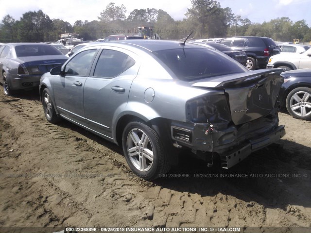 1B3LC56K58N567153 - 2008 DODGE AVENGER SXT GRAY photo 3