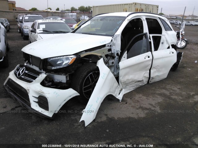 WDC0G4JB2JV044311 - 2018 MERCEDES-BENZ GLC 300 WHITE photo 2