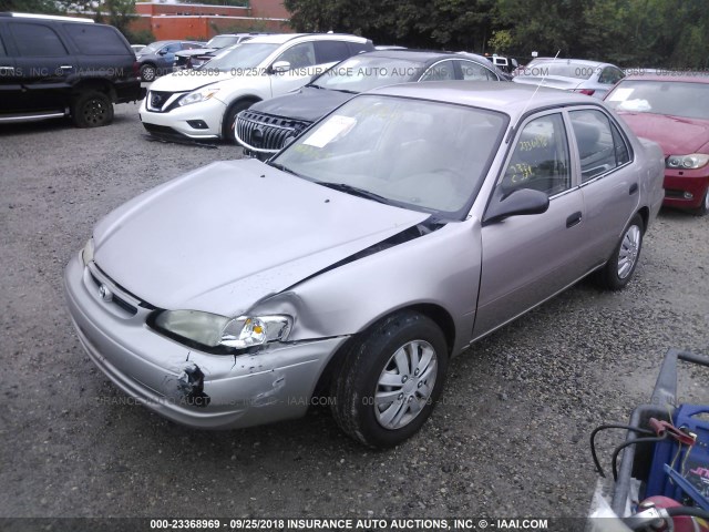 2T1BR12E6YC278433 - 2000 TOYOTA COROLLA VE/CE/LE 金色 照片 2