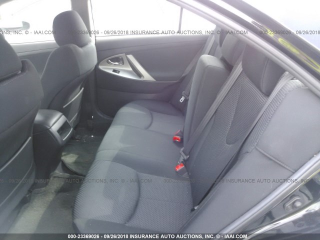 4T1BF3EK9BU734503 - 2011 TOYOTA CAMRY SE/LE/XLE 黑色 照片 8