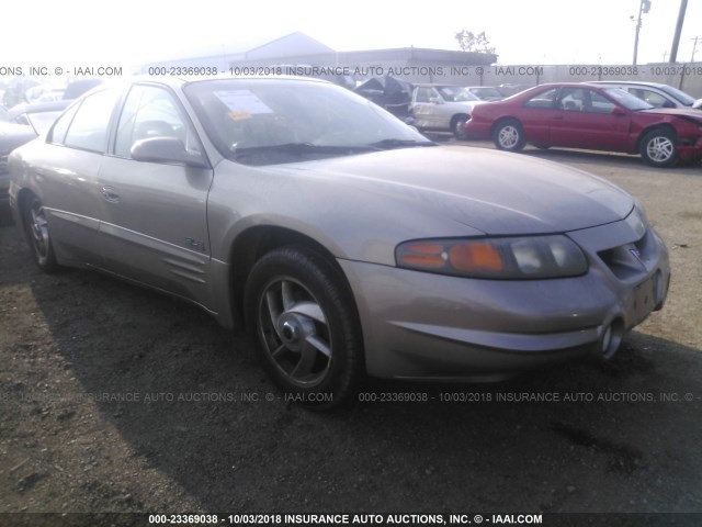 1G2HY54K314231459 - 2001 PONTIAC BONNEVILLE SLE TAN photo 1