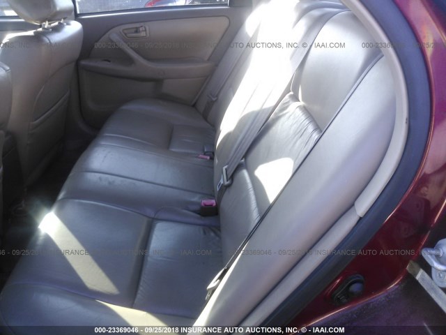 4T1BF28K4WU065746 - 1998 TOYOTA CAMRY CE/LE/XLE 红色 照片 8