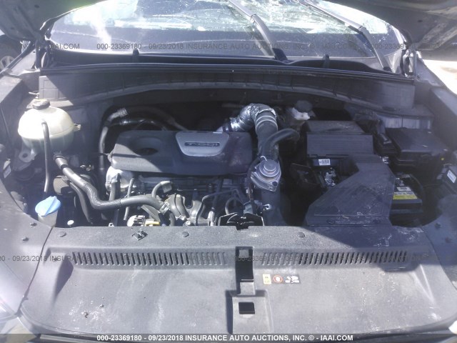 KM8J33A24GU153587 - 2016 HYUNDAI TUCSON LIMITED/SPORT AND ECO/SE GRAY photo 10