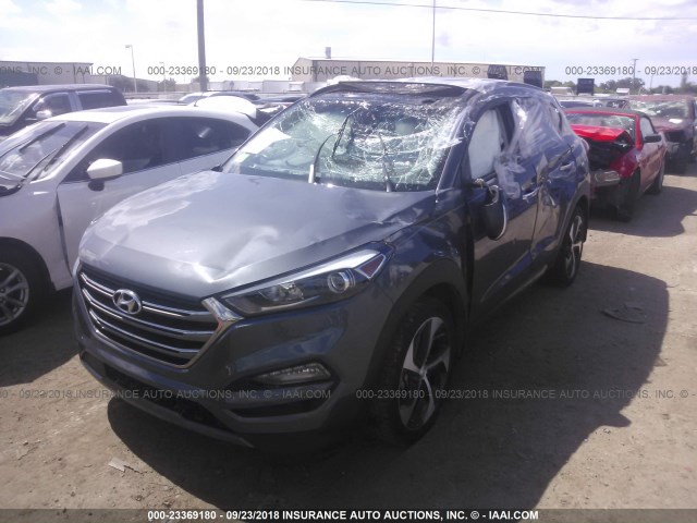 KM8J33A24GU153587 - 2016 HYUNDAI TUCSON LIMITED/SPORT AND ECO/SE GRAY photo 6