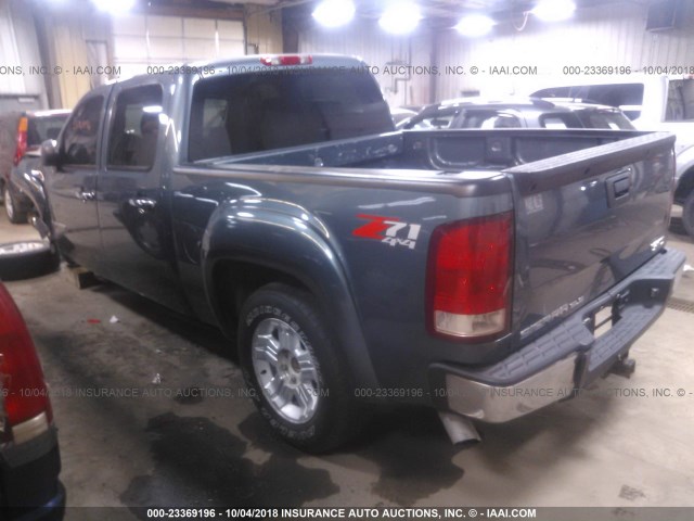 2GTEK13M381159907 - 2008 GMC SIERRA K1500 GRAY photo 3