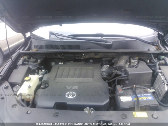 JTMDK4DV4AD016883 - 2010 TOYOTA RAV4 LIMITED BLACK photo 10