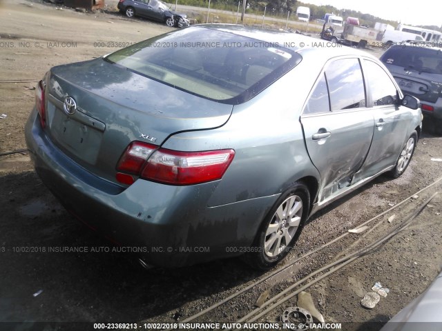 JTNBK46K273001478 - 2007 TOYOTA CAMRY NEW GENERAT LE/XLE/SE GREEN photo 4