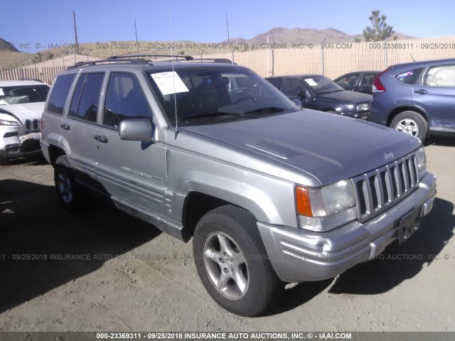 1J4GZ88Z2WC152174 - 1998 JEEP GRAND CHEROKEE LIMITED 5.9L SILVER photo 1