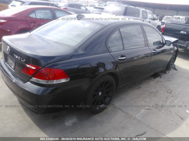 WBAHN83596DT62420 - 2006 BMW 750 LI BLACK photo 4