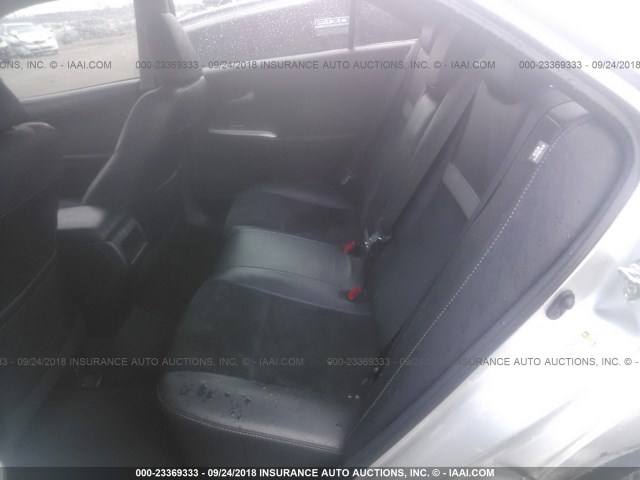 4T1BF1FK1CU138757 - 2012 TOYOTA CAMRY SE/LE/XLE 银色 照片 8