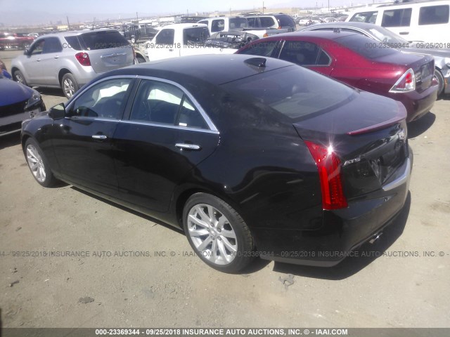 1G6AC5SS8J0167606 - 2018 CADILLAC ATS PREMIUM LUXURY BLACK photo 3