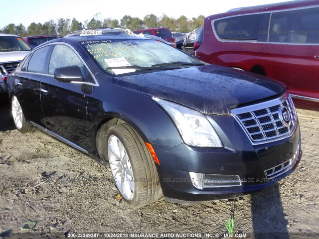 2G61S5S35D9199788 - 2013 CADILLAC XTS PREMIUM COLLECTION Dunkelblau Foto 1