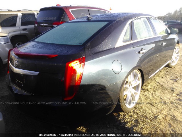2G61S5S35D9199788 - 2013 CADILLAC XTS PREMIUM COLLECTION Dunkelblau Foto 4