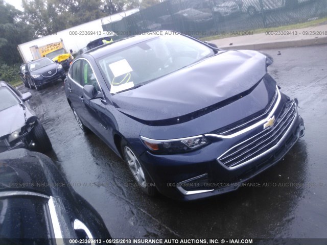 1G1ZB5ST3JF116614 - 2018 CHEVROLET MALIBU LS Mavi foto 1