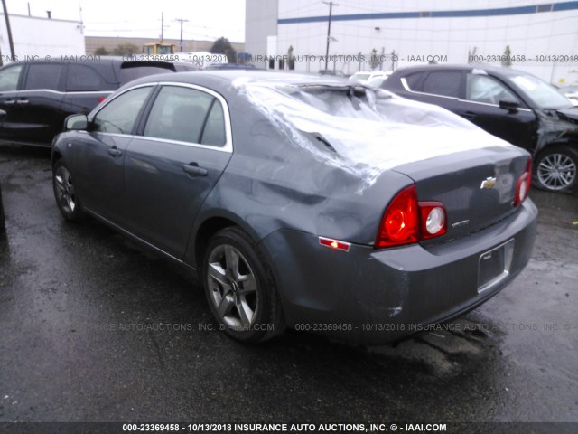 1G1ZH57B884274600 - 2008 CHEVROLET MALIBU 1LT Light Blue photo 3
