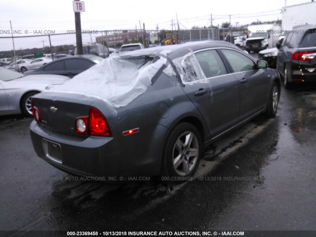 1G1ZH57B884274600 - 2008 CHEVROLET MALIBU 1LT Light Blue photo 4