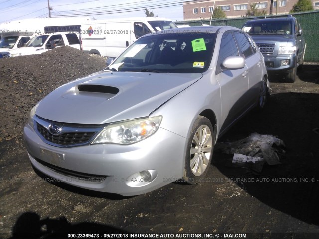 JF1GH74699H815851 - 2009 SUBARU IMPREZA 2.5 GT SILVER photo 2