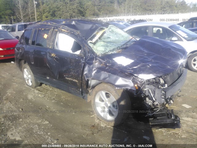 1C4NJDBB1GD781705 - 2016 JEEP COMPASS SPORT GRAY photo 1