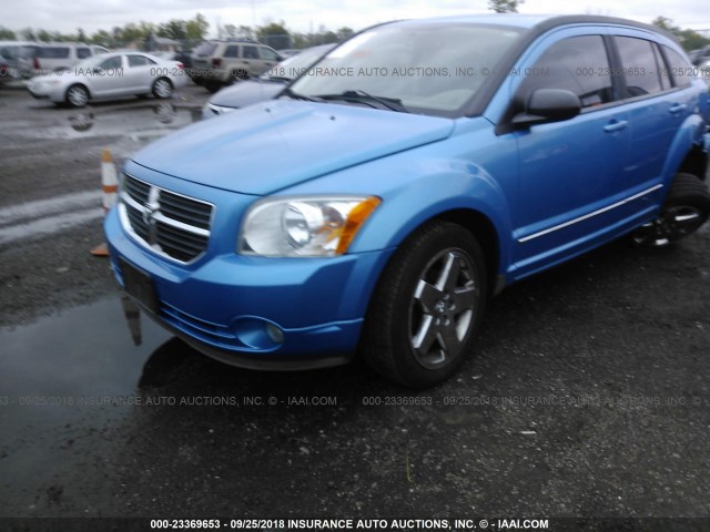 1B3HB78K78D596080 - 2008 DODGE CALIBER R/T BLUE photo 2