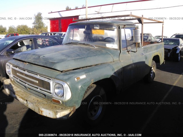 213108H810970 - 1968 INTERNATIONAL 1/2 PICK UP  GREEN photo 2