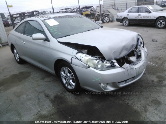 4T1CE30P06U667614 - 2006 TOYOTA CAMRY SOLARA SE/SLE ვერცხლისფერი ფოტო 1