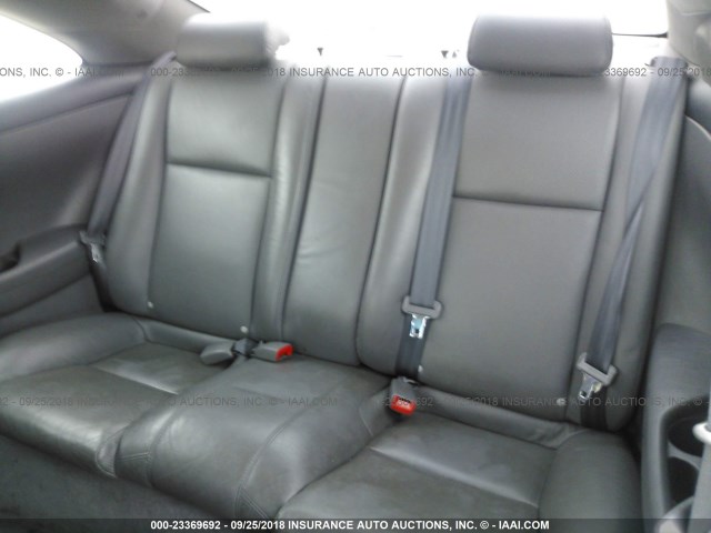 4T1CE30P06U667614 - 2006 TOYOTA CAMRY SOLARA SE/SLE ვერცხლისფერი ფოტო 8