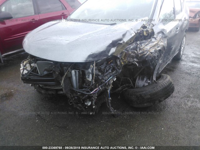 5N1AT2MT3GC797294 - 2016 NISSAN ROGUE S/SL/SV GRAY photo 6